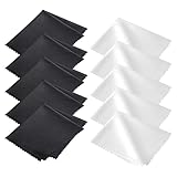 Hochwertig Mikrofaser Reinigungstücher Brillenputztuch für Brillen, 10 Stück, Bildschirme, Tabletten, Gläser, (15 x 18 cm)