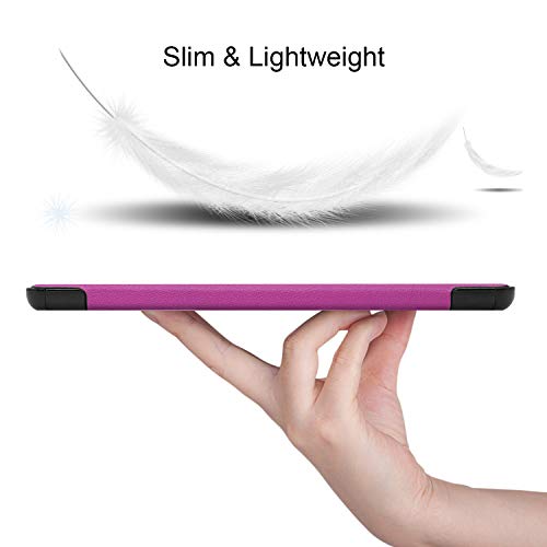 Lobwerk Tablet Case for Huawei MatePad T8 8.0 Inch Slim Case with Stand Function and Auto Sleep/Wake Function Purple - Image 2