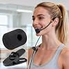 SOULWIT 6Pcs Microphone Cover for Shure SM31(SM31FH,SM31FT), P31(PGA31,PGA31TQG) Headset Microphones, Protective Mic Foam Cover Pop Filter Windscreen - Black #3