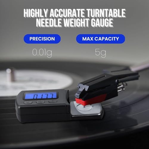 Kit de afinación de vinilo para eliminar saltos de aguja para tocadiscos con dinamómetro 5