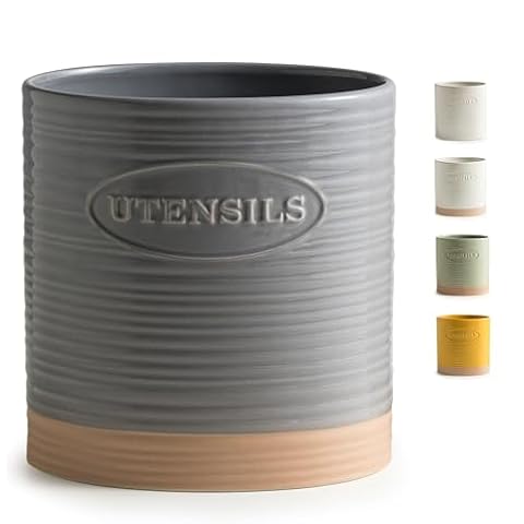 YHOSSEUN Oval Utensil Caddy Holder Cover