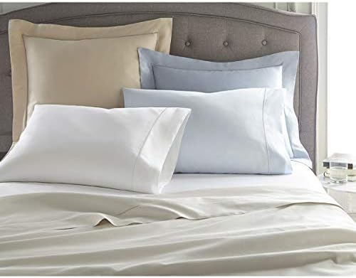 Peacock Alley Soprano Luxury Sateen Duvet, Shams or Sheets | 100% Long Staple Cotton | 420 Thread-Count | Soft and Smooth Sateen Weave (Linen, Standard Pillowcases) - Thumbnail 3