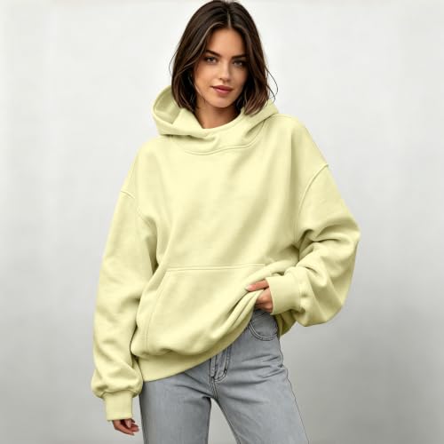 moolBeko Womens Mock Neck Oversized Hoodies Comfort Fall Clothes - image 2