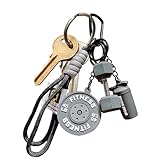 Llavero de bar, pequeño llavero de gimnasio, colgante para de levantamiento de pesas, cartera, de viaje para de Navidad, oficina, viajes, cumpleaños, escuela, club, hombres y