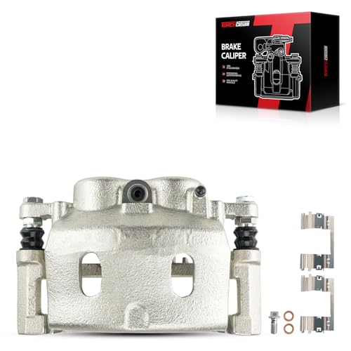 Image of Torchbeam Front Brake Caliper for Chevrolet 2008-2018 Silverado 1500, GMC 2008-2018 Sierra 1500, Chevrolet 2008-2020 Tahoe, GMC 2008-2020 Yukon, Front Left or Front Right Caliper Replace # 18B4918A