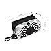 Retro White Greek Geometry Key Dog Poop Bag Storage Box with Safety Lock, Suitable for Any Dog ​​Leash, Pet Travel Poop Bag Storage Bag