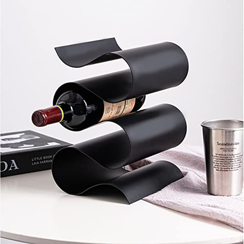 Soporte para Botellas de Vino TPARIS 8 Botellas Negro miniatura 7