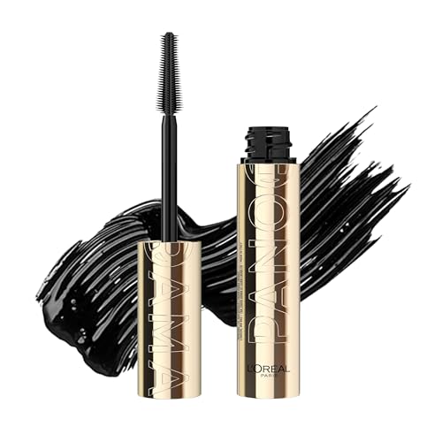 L\'Oréal Paris Mascara, Wimperntusche für extra Definition und extra Volumen, Mit Panorama-Bürste und Panorama Effekt, Volume Million Lashes, Black (Schwarz), 1 x 10,5 ml