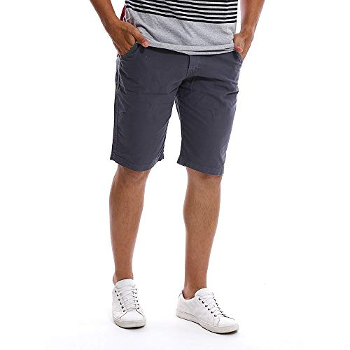 Kit com 5 Bermudas Masculinas Sarja Brim Coloridas Baratas Tamanho:40