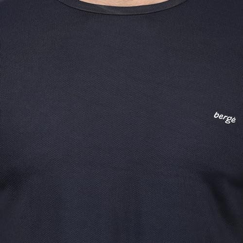Image of berge' Men Instadry Dryfit Round Neck Sports Tshirt for Badminton, Running Activity, Casual Plain Tshirt for Men's, Regular Fit Gym Wear Tees, Half Sleeve Tshirt for Men for Exercise