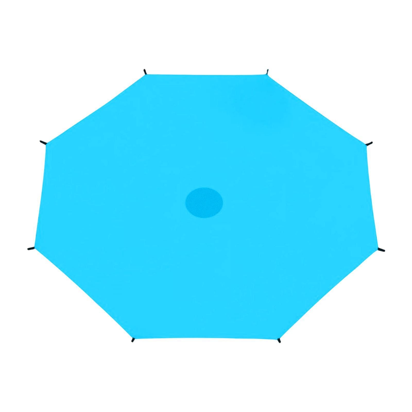 CALANDIS™ Trampoline Sunshade Cover Backyard Blue Playground Trampoline Sun Protection 3.06M | Trampolines | Fitness Equipment & Gear | Fitness Running & Yoga