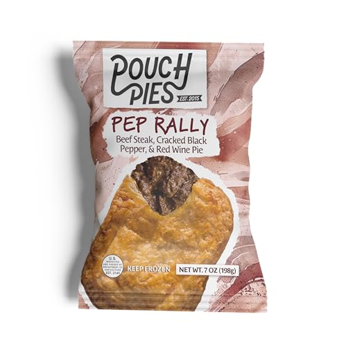 Savory handheld pepper steak pie filled with tender beef, cracked