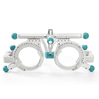 Aist Optics Verstellbarer Probelinsenrahmen Optometrischer Universal-optischer Proberahmen, 50 g Ultraleichte Optometrie-Testlinse Titan Optischer Test-Okular