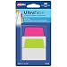 Avery Big Ultra Tabs, 2" x 1.75", 20 Repositionable Tabs, Two-Side Writable, Neon Pink/Green (74764)