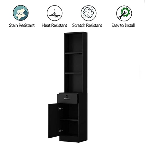 Miniatura 8 de SSLine Equipo de peluquería para peluqueros de almacenamiento de salón de belleza, estaciones de carrito, estaciones de salón de belleza con 2