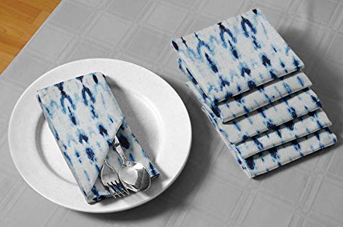 Servilletas de tela S4Sassy azul teal 18x18 cm pack 4 miniatura 6