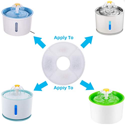 Filtro de carbono activado para fuente de agua para gatos pack 4 miniatura 6