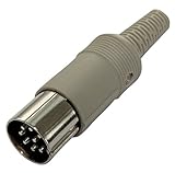Conector DIN macho para soldar