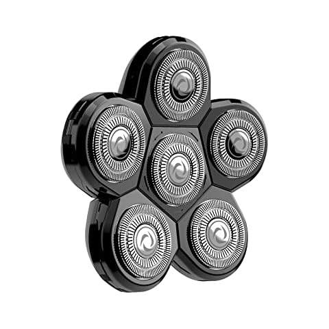 Head Shaver Replacement Heads, Electribrite Replacement Head, Bald Shaver Replacement Head, Replacement Shaver Head, Shaver Heads Replacement, Black Cover