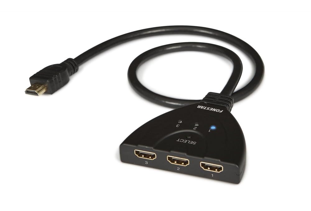 Switch HDMI 3 en 1 Fonestar FO-513/ 3xHDMI