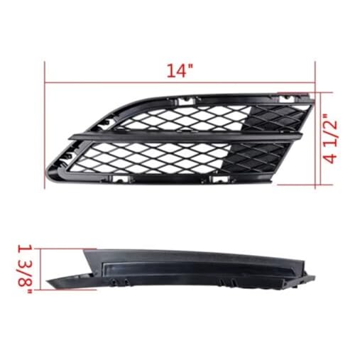 Cache antibrouillard pour BMW E90 E91 LCI 2008-2012 grille pare-chocs - 3