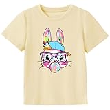 Easter Shirts for Boys Girls Cute Bunny Egg Hunt Tee Tops Toddler Baby Easter Outfit Clothes 2T