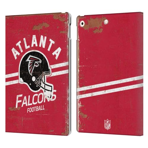 Étui portefeuille iPad 10.2 NFL Atlanta Falcons en cuir par Head Case Designs
