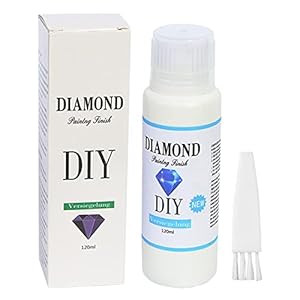 Diamond Art Sealer | Diamond Art Sealer Clear Finish | Diamond Art Accessoires en Gereedschap, Transparante Beschermende Laag Verf Seal Poetsmiddel voor Schilderen Jigsaw DIY Craft Jayehoze