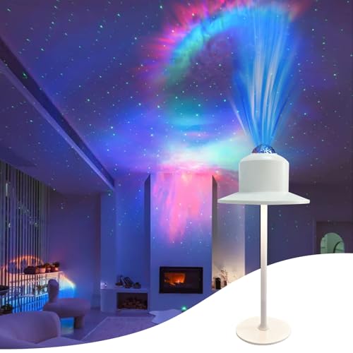 Lampe de table LED à projection vagues d'eau T1 rechargeable avec capteur tactile - 2