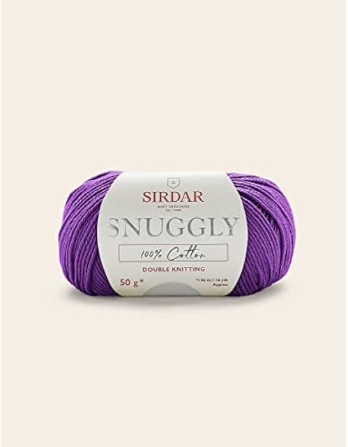 Sirdar Snuggly 100% Cotton, Purple (756), 50g
