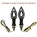 OSAN 4 x Intermitentes Universales para Motocicleta con Luces en Forma de...