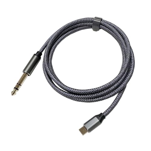 Cable 6.5 mm de guitarra para tarjeta de sonido y ensayos en estudio en casa
