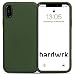 Produktbild hardwrk Premium Eco Case - kompatibel mit Apple iPhone X/XS - grün - Nachhaltige, kompostierbare, biologisch abbaubare Schutzhülle Handyhülle Cover Hülle - Qi kabellos Laden