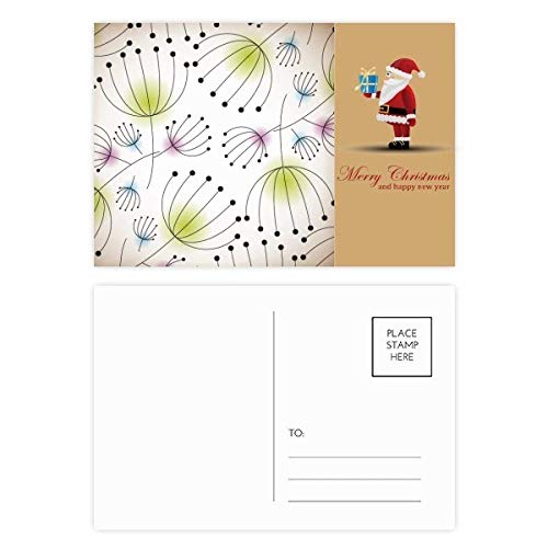 Cartes postales père Noël lot de 20 fournitures écriture vœux Line