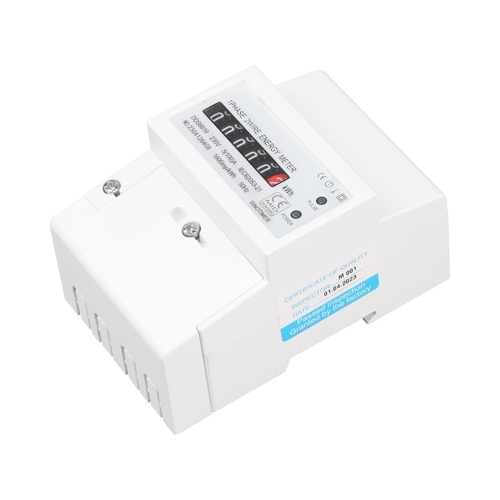 AC220 V 100 A elektryczny licznik energii na szynie DIN, jednofazowy licznik energii do gospodarstwa domowego, licznik kWh, zużycie prądu, analogowy watomierz