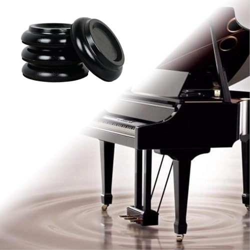 Caster cups para piano patas almohadilla espuma protector suelo madera negro 7