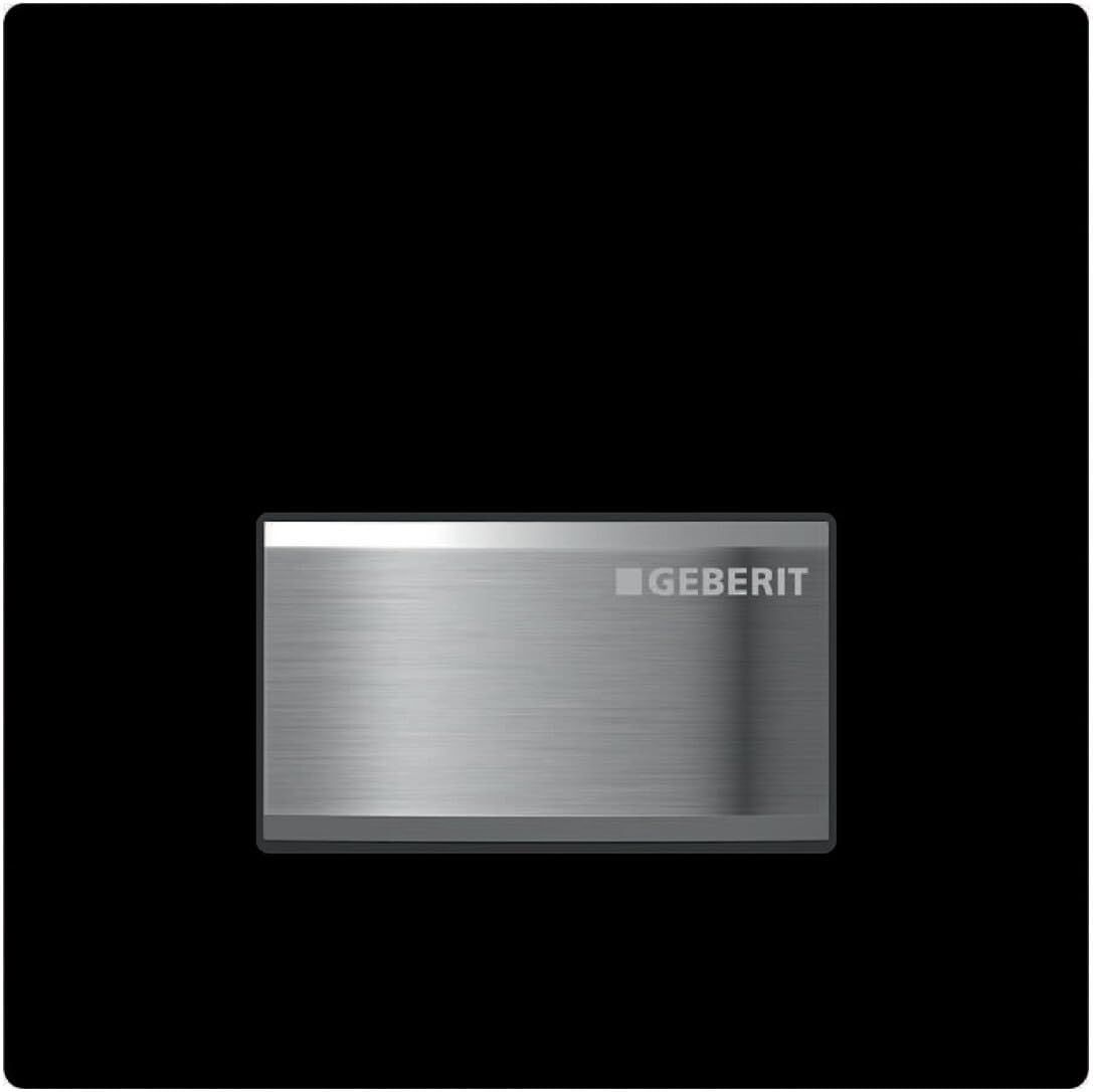 Geberit 器フラッシュコントロール 空気圧フラッシュアクチュエータ付き アクチュエータプレートタイプ50:ジェットブラック RAL 9005