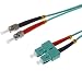 Produktbild Helos 3 m OM3 SC/ST  Glasfaserkabel von (SC, ST, männlich/männlich, OM3, türkis, Multimode männlich)