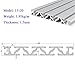 GTPBAO 15120 Extrusion Plane Industrial Aluminum Profile Plate 15x120mm Rail Frame for Bench Drill Panels Engraving Machine Frame Extruded Rail(400mm 15.75