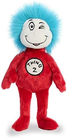 Aurora Plush Bundle of 2, 12" Thing 1 & Thing 2, Multicolor