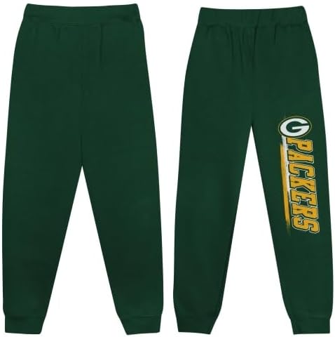 Outerstuff NFL Boys Youth 4-18 Fleece Pants, Comfortable Warm Athletic Sweatpants, Officially Licensed Team Apparel