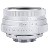 25mm F1.8 Objectif Grand Angle Objectif de caméra Mini CCTV Objectif de Montage de caméra 16mm C Objectif de Montage pour Sony pour Nikon pour Canon DSLR