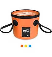 AUTOPkio Seau Pliant 20L - Portable Seau Pliable Transporteur d'eau Bac De Lavage pour Camping Ra...