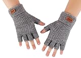 FIRMED STRING Finger Cut Half Finger Gloves Winter Knit Touchscreen Warm Stretchy Mittens Fingerless Gloves in Common Size for Men and Women (Multicolor)