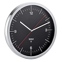 Amazon.co.jp: blomus クロノ 電波時計 ステンレス ホワイト 30.5×3