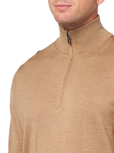 Brooks Brothers Men's Merino Wool Half-Zip Long Sleeve Sweater3