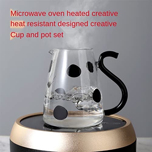 Taza de café reutilizable Vaso de vidrio, gran capacidad for vacas Taza de café con tapa, taza, cacao caliente tazas… - Imagen 6