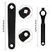 Oumers Bike Crank Puller Tools Set, Bike Crank Arm Remover + Bottom Bracket Removal + Spanner Wrench + Hexagonal Wrench + Bicycle Crank Arm + hex Head Crank arm Bolts for Repair Bike
