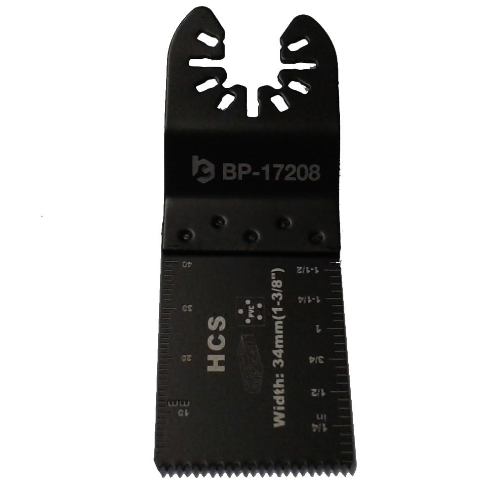 Buyaparcel Oscillating Hcs 34mm X 40mm Plunge Cut Multi Tool Saw Blade Wood Pvc Fits Makita from B&Q