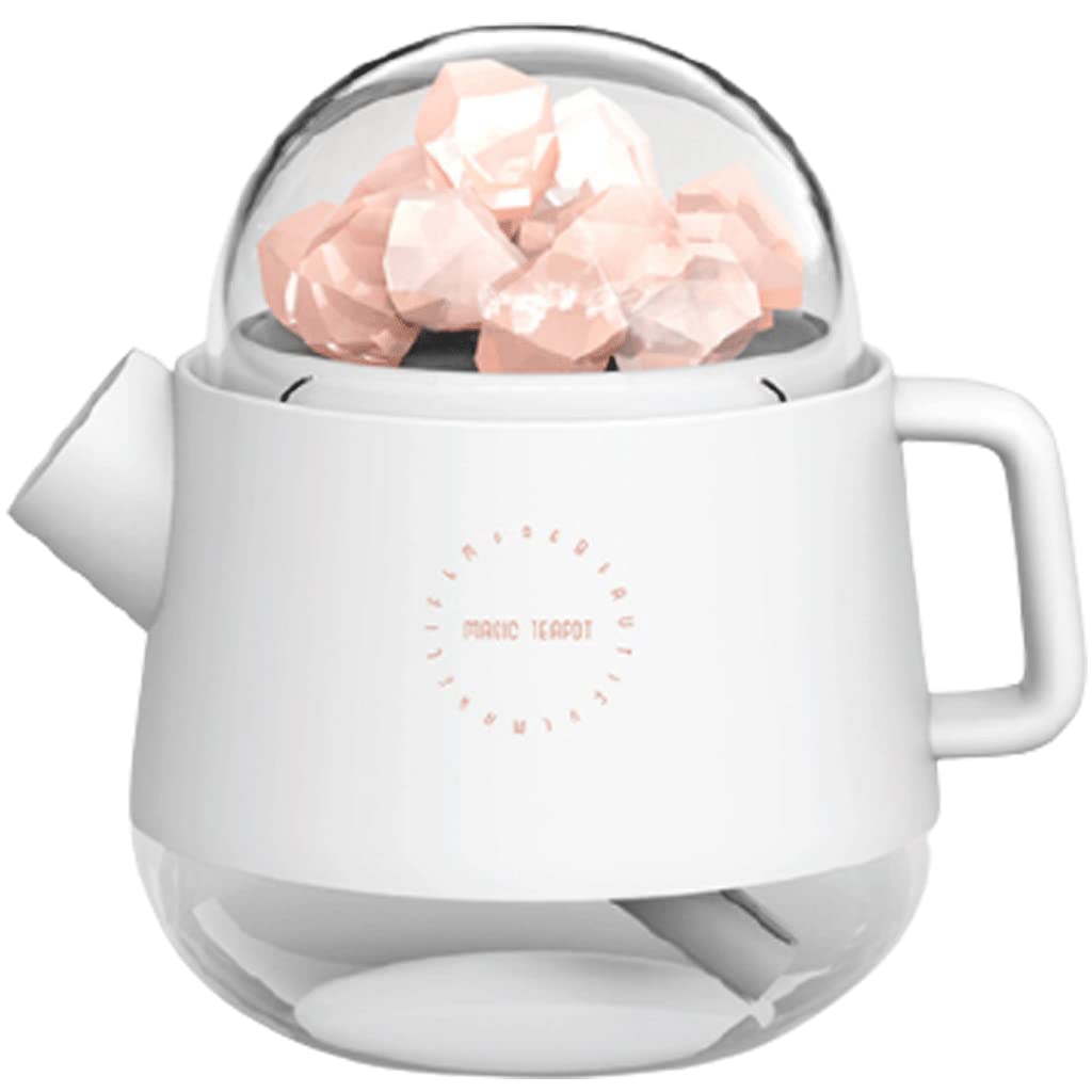 Ulepszony Creatieve waterkoker Essentiële Olie Diffuser, USB Geur Aromatherapie Diffuser voor Beter Slapen Ademen, 360 ml Luchtbevochtiger Zrelaksować się